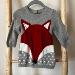 Baby Gap Sweater Dress + Tights | 6-12 mo.